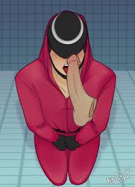 Femboy Squid Game Porn: Guards and players get intimate
