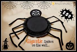 Get free shipping on qualified tombstone halloween decorations or buy online pick up in store today in the holiday decorations department. Diy Gigantic Styrofoam Plate Spiders Halloween Party Decor Artsy Craftsy Mom