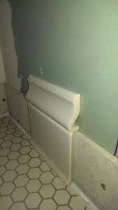 Need Help With Baseboard Tiles Not Cove Caulk Grout Gaps Change Of Plane Tile Baseboard Bathroom Baseboard Baseboards