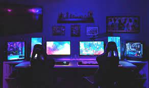 cool gaming setup for couples best gaming setup gaming computer desk video game rooms