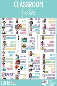 Classroom Jobs Editable Classroom Jobs Student Jobs Class Jobs