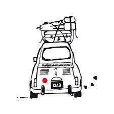 selected living キャンプ イラスト フィアット 車 イラスト