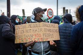 About 400 men are being held at the napier barracks site. Asylum Seekers Held In Army Barracks In Kent Go On Hunger Strike Demanding Basic Human Rights The Justice Gap