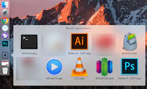 One for the left application side and one for the right document side. Add A Recent Items Stack To The Dock Pigreek S Blog