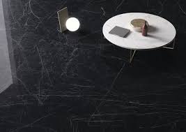 Dark Marquina Marmi Maximum Porcelain Tile Marble Effect Cersaie2017 Granitifiandre Irisceramicagroup Parete