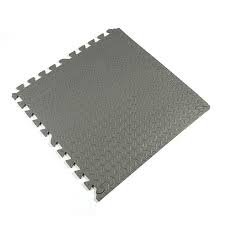 6 Pcs 24 Inch X 24 Inch Gray Eva Foam Floor Mat Flooring Gym Playground Excercise Mat Foam Mat Flooring