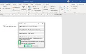 The document can then be signed at this position after printing or, if you've saved your word document into the docx file. How To Insert Signature In Word Config Router