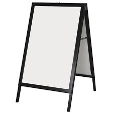 Msrp white granite 22 x 28 simposign ii a frame sign holder. Black A Frame Sidewalk Sign Holder 30 X 40