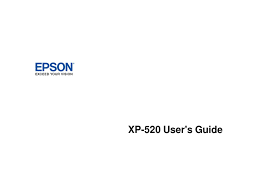Printing with this device also means a maximum print resolution of up to 5760 x 1440 dots. Epson Xp 520 User Manual Pdf Download Manualslib