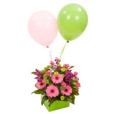 Flower Box Bouquet Surprise Balloons Online Birthday Balloons Balloons