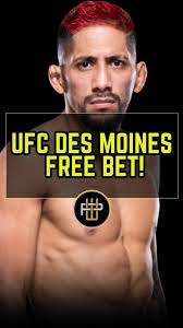 UFC Des Moines Free Bet🥊 Daniel Marcos +160💰 Daniel Marcos is the livest  of live dawgs