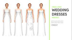 Greenllamas The Wedding Set Greenllamas This Isn T Really Sims 4 Wedding Sims 4 Wedding Cc Sims 4 Wedding Dress