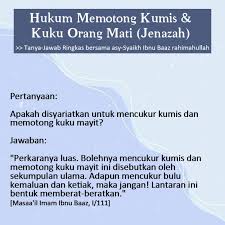 Sampai keluar lengan, hukumnya jadi wajib untuk merapikannya, bahkan mencukur. Hukum Memotong Kumis Dan Kuku Orang Mati Jenazah Nasihat Sahabat