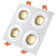 Compatible with most 5 and 6 in. Hot Selling Trimless 4 Heads Recessed Led Light Lamp Gu10 Energy Saving Downlight With 3year Warranty China Distributor Led Track Lights Made In China Com