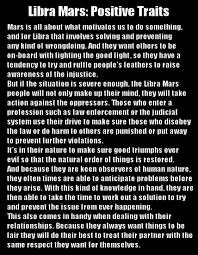 Libra Mars Positive Traits Number 2 Of 3 Parts Astrology Libra Mars In Libra Gemini Life