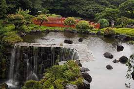Japanese Garden At The New Otani Hotel In Tokyo Japanese Garden Dream Garden Japan Garden