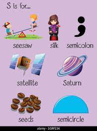 Here's how to get microsoft word for your own computer. Different Words Begin With Letter S Stock Vector Image Art Alamy