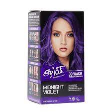 Splat Semi Permanent Hair Color Midnight Violet 6 75 Fl Oz In 2021 Semi Permanent Hair Dye Bleach Hair Dye Permanent Hair Dye