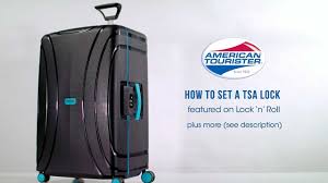 Try the codes one at a time until you find the one which opens the suitcase. Reset American Tourister Bag Lock Cheap Online
