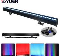 YUER™️ NEW Water Proof IP65 36X3W RGB 3IN1 LED Wall Wash Light DMX Pixels  Control Device Suitable Disco DJ Ballroom Bar Decoration Park