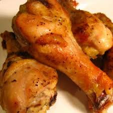 The easy recipe uses seasoned flour and drumsticks have more fat than the white meat parts of the chicken, such as the breasts. Simple Baked Chicken Drumsticks Recipe Yummly Recipe Drumstick Recipes Chicken Drumstick Recipes Baked Chicken Legs