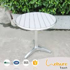 Embossed Outdoor Aluminum Polywood Garden Dining Beer Table Wicker Rattan Chair Aluminum Chairs Restaurant Furniture