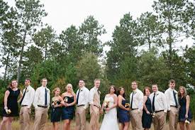 Love The Tan And Navy Tan Groomsmen Backyard Wedding Diy Backyard Wedding