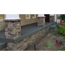 Exterior stone veneer home depot. Genstone Stacked Stone Kenai 24 In X 12 In Faux Stone Siding Outside Corner Panel G2sskic The Home Depot Stone Exterior Houses Exterior Stone Stone Panels Exterior