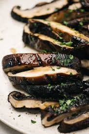 Remove stems of mushrooms and wipe them with a damp cloth. Herby Grilled Portobello Mushrooms Our Salty Kitchen