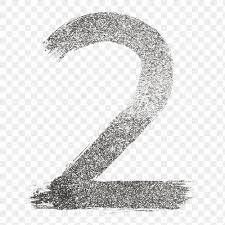 Silver Glitter 2 Number Png Brush Stroke Font Free Image By Rawpixel Com Hein Brush Stroke Font Brush Strokes Png