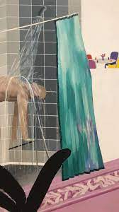 David Hockney Man In Shower Pop Art Peinture Art