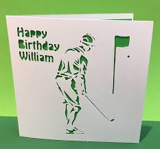This video shows how to make a birthday card with white paper a4 size without glue. Golf Card Birthday Card Father S Day Card Card For A Golfer Paper Cut Card Handmade Greeting Card For A Man Retirement Husband Dad Son Personalised Amazon Co Uk Handmade Products