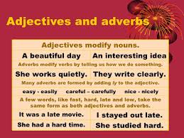 Some of them can be used as either adjectives or adverbs. Adverbs Of Manner Spellings