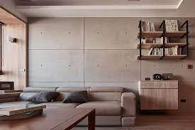 開箱 簡約和風大改造 清水模 珪藻土 木格柵 living room home theater interior design bedroom design