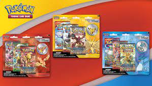 Buy 3 get a set of 3 different ones! Pokemon Tcg Collector S Pin 3 Pack Articuno Zapdos Moltres Pokemon Com