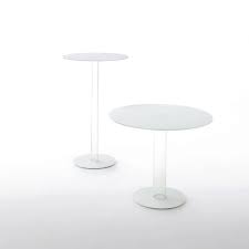 Set of 2 woven tables $149.99 compare at. Contemporary Bistro Table Hub Glas Italia Tempered Glass Lacquered Glass Round