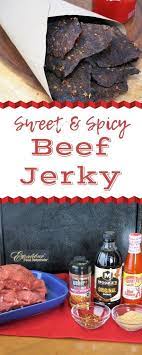 Sweet And Spicy Beef Jerky Recipe Tender Beef Jerky Recipe Jerky Recipes Sweet And Spicy Venison Jerky Recipe