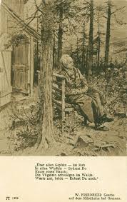 Wandrers nachtlied ist der titel zweier gedichte johann wolfgang von goethes, die zu seinen berühmtesten gehören: Goethe Auf Dem Kickelhahn Bei Ilmenau Goethe Romanticism Lyric Poem