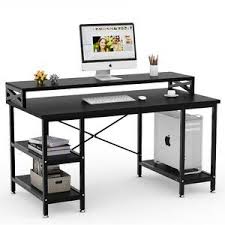 Williston Forge Maciel Gaming Desk Wayfair In 2020 Home Office Computer Desk Large Computer Desk Modern Office Desk