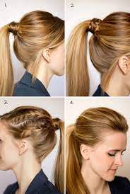 10 Ways To Dress Up A Ponytail Medium Length Hair Styles Ponytail Hairstyles Easy Medium Hair Styles