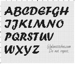 Alphabet Free Cross Stitch Patterns By Alex