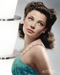 Gene Tierney portrait by Frank Powolny 1941