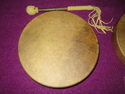 Native American Beaver Drums Native Made 10"- 12" and 14" Rarity Sacred  Drums Spirituality Collectible Ceremonial Drums Low Deep Sounding,