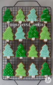 Gingerbread christmas trees recipe | waitrose. Christmas Tree Gingerbread Cookies Cut Out Cookie With Royal Icing