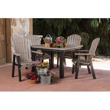 Crazy cool, big, flat, multicolored, river rocks. Berlin Gardens Homestead 5pc Set Quality Woods Furniture