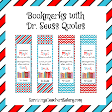 dr seuss printable reading log bookmarks and award