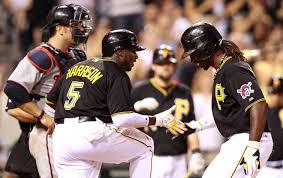 We've got you started with local teams. Josh Harrison Celebrates After A Home Run Sports Major League Baseball League