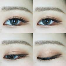 Korea Eyes Make Up Ulzzang Dyeo E Ulzzang Makeup Asian Eye Makeup Pink Makeup Brush