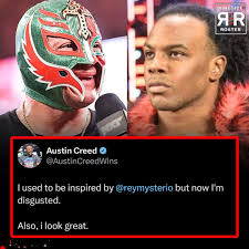 Xavier Woods says Rey Mysterio used to be his hero but now he's disgusted  by him 🤣 #WWE #WWEHOF #ReyMysterio