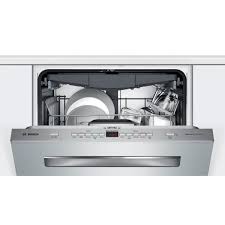 To reset the modern bosch dishwasher, press and hold the start button for about 3 to 5 seconds. Bosch 500 Series 24 In Stainless Steel Top Control Tall Tub Pocket Handle Dishwasher With Stainless Steel Tub Autoair 44dba Shpm65z55n The Home Depot